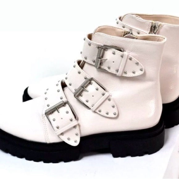 Steve Madden Shoes - Steven New York Alaine Ivory
Boots Ankle Booties
Studded Size 8 Womens